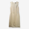 Jaeger Pure New Wool Cream Structured Sleeveless M
