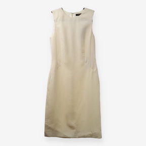 Jaeger Pure New Wool Cream Structured Sleeveless M