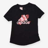 Tee SS black orange logo to front