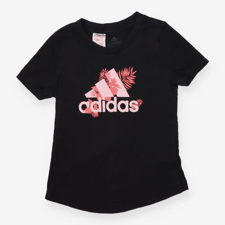 Tee SS black orange logo to front