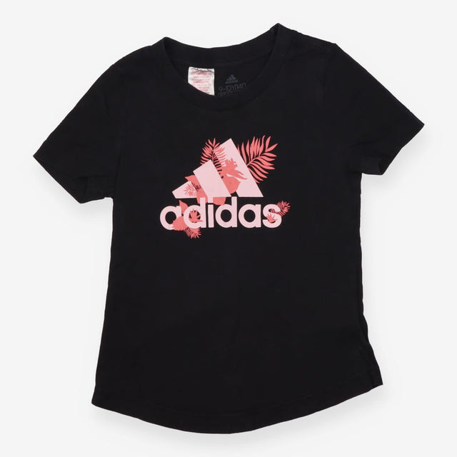 Tee SS black orange logo to front