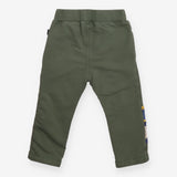 Jogger Khaki with Tractors and Tractor Pal Pocket