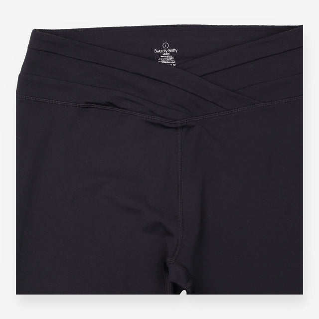 Leggings Wrap Waistband Performance Black