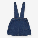 Blue Denim Pinafore Dress - Hundred Pieces