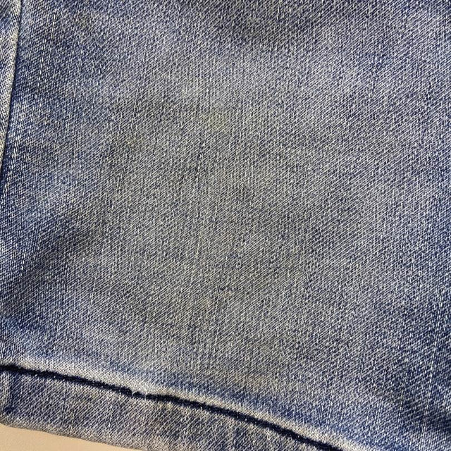 Denim Shorts with Striped Band