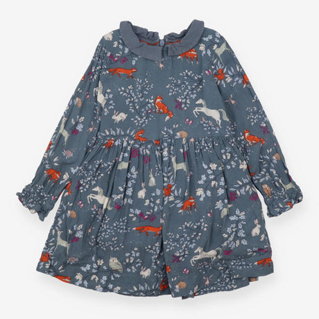 Dress grey LS collar fox horse fairy