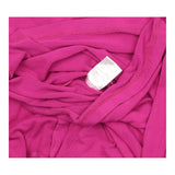 Dress Knot Front Jersey Short Sleeve Magenta Pink