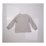 Grey sweater with pink fox face