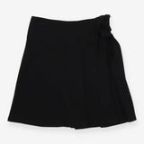 A-line skirt with wrap belt