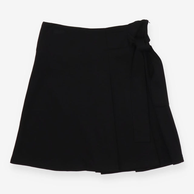 A-line skirt with wrap belt