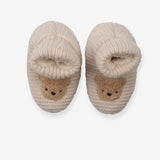 Slipper booties cream bear