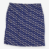 Woven Skirt Blue Floral Print