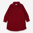 Red Cord Collared Dress