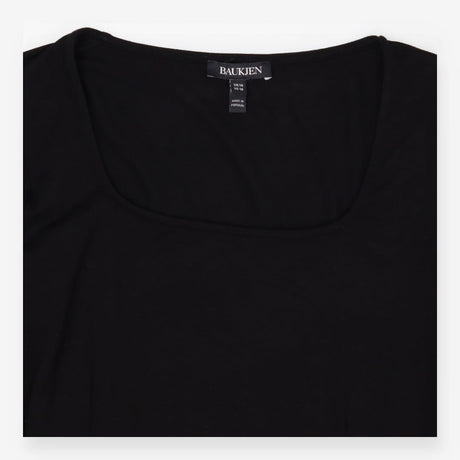 Baukjen Black Viscose Midi Dress