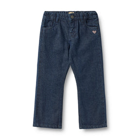 Dark Blue Liane Jeans Embroidery