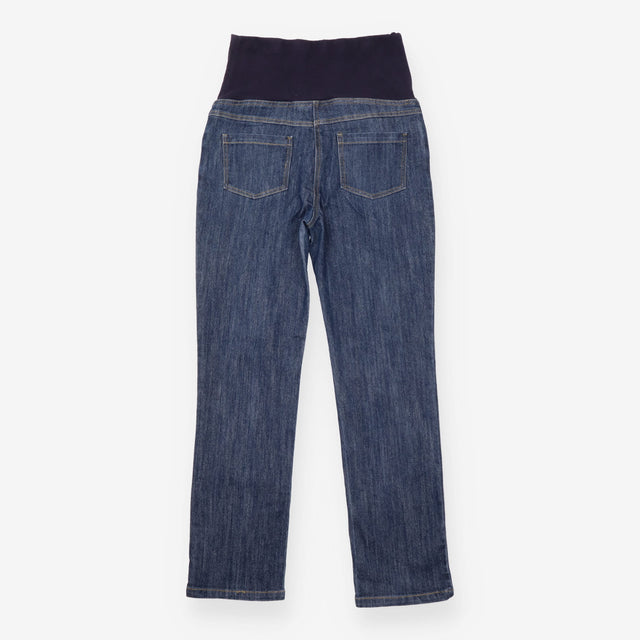 Dark Wash Denim Over Bump Maternity Straight Leg J