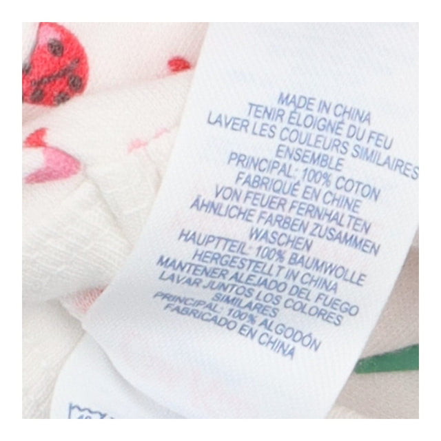 Sleepsuit, Bodysuit White with Pink Hearts and Lad