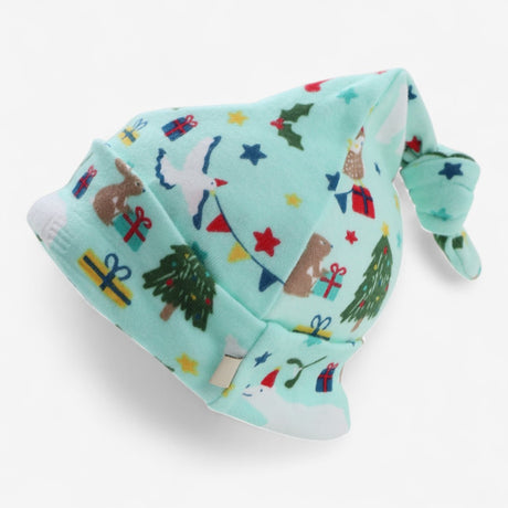 Baby Hat green Christmas friends 