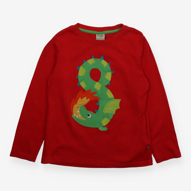 T-shirt red dragon 8