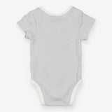 Blue and white stripe bodysuit