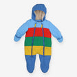 Pramsuit stripes fur lined