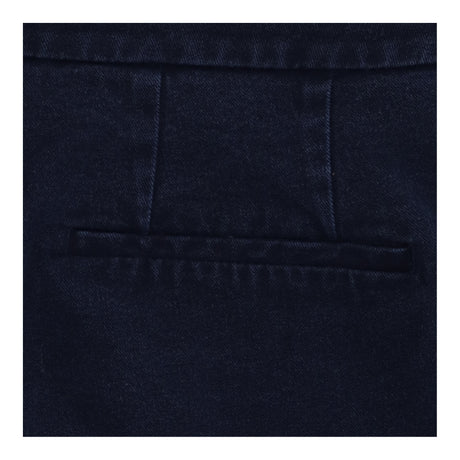 Boden Navy Blue Stretch Cotton Tapered Trousers Si