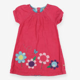 Dress Pink Cord Flowers