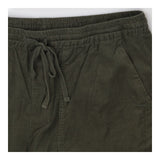 Cord Pull‑On Joggers, Khaki Green