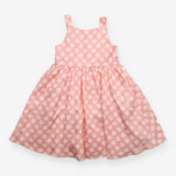 Dress pink spotted