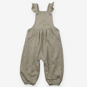 Green daisy dungarees