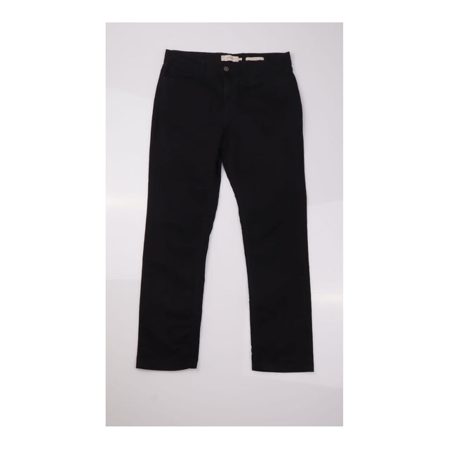 Black Slim Leg Cotton Stretch Jeans