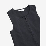 Uniform Grey Pinafore with Heart Zip