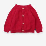 Cardigan Waffle Knit Pink