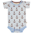 Bodysuit Short Sleeve - Anchor Print
