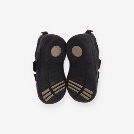 Black velcro first walkers