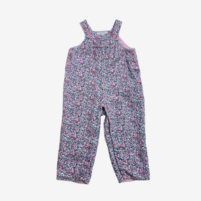 Pink Ditsy Cord Dungarees