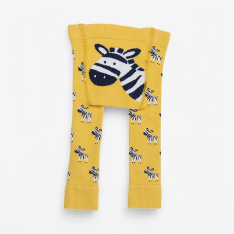 Yellow zebra leggings
