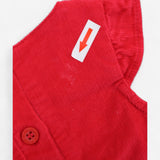 Dress cord festive robin hem