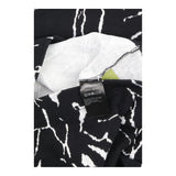 Abstract Marble Print Long Sleeve Stretch Knit Dre
