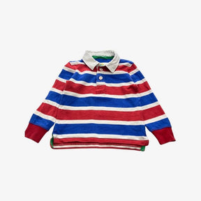 Red and Blue Stripe Rugby Shirt