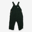 Dungarees green cord lined