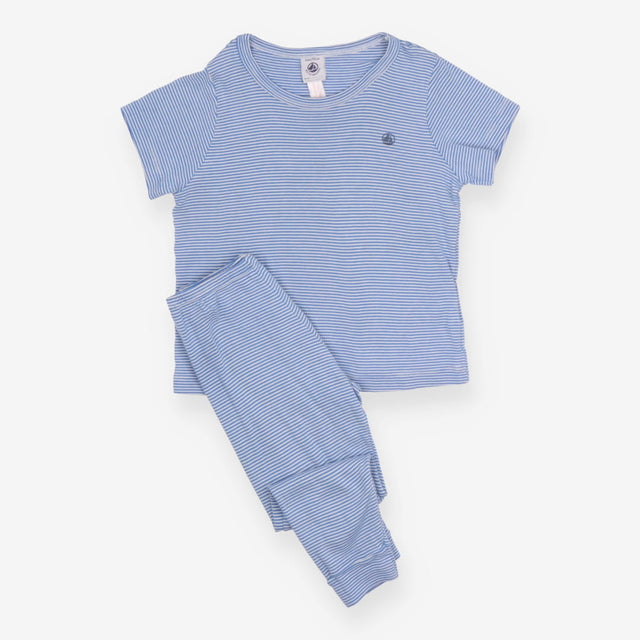 Baby Blue Striped Pyjamas 
