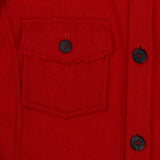 Joff red wool-blend jacket