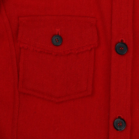 Joff red wool-blend jacket