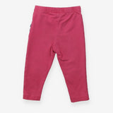 Pink basic leggings