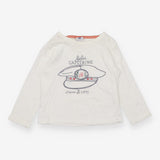 White Captains Hat Long Sleeve