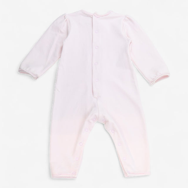 Jody Heart Girls White Embroidery Romper