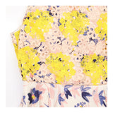 Dusk Pink Floral Cotton Silk Lace Dress