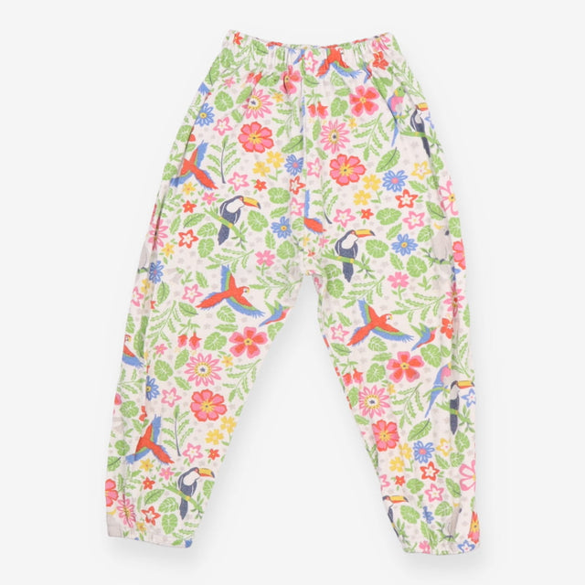 White Parrots Joggers