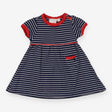 Dress blue striped
